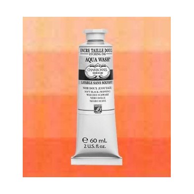 Charbonnel Aqua Wash Etching Inks, Vermillion Red, 60 ml.