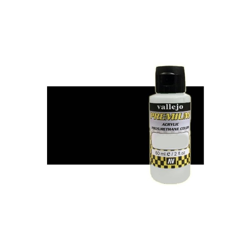  Fine art shop - Premium Acrylic Vallejo Black opaque 60 ml. | totenart.com