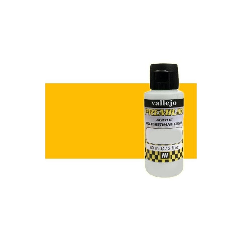  Fine art shop - Premium Acrylic Vallejo Golden Yellow fluo 60 ml. | totenart.com