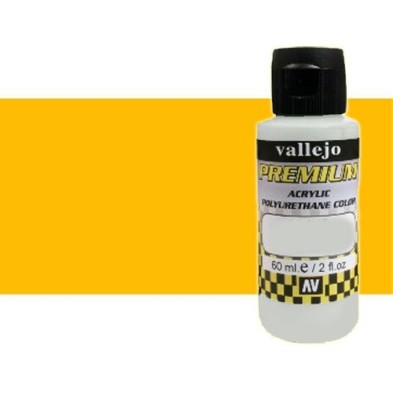  Fine art shop - Premium Acrylic Vallejo Golden Yellow fluo 60 ml. | totenart.com