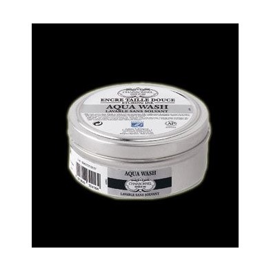 Charbonnel Aqua Wash Etching Inks, Black F66, 150 ml.