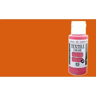 Textile Vallejo Vivid Orange, 60 ml.