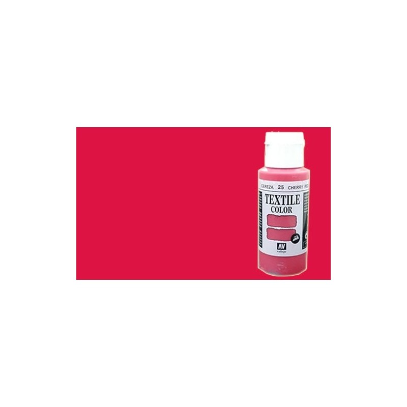 Textile Vallejo Vermillion, 60 ml.