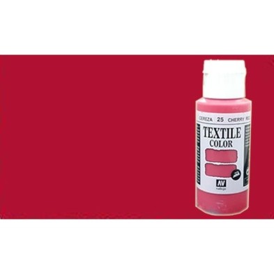 Textile Vallejo Metal Red, 60 ml.