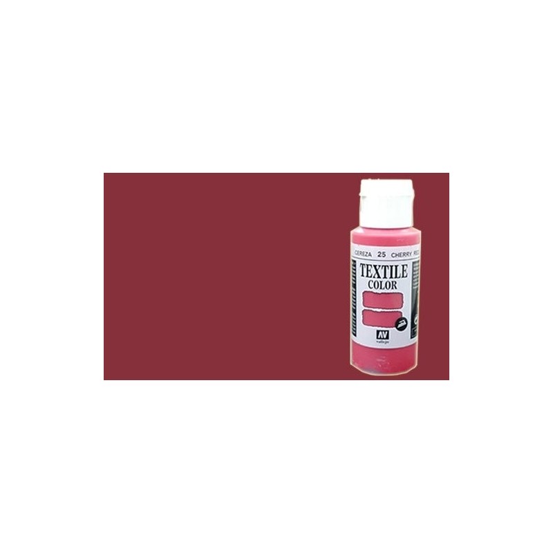 Textile Vallejo Dark Burgundy, 60 ml.