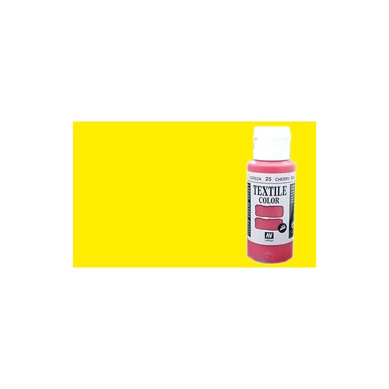 Textile Vallejo Fluorescent Yellow, 60 ml.