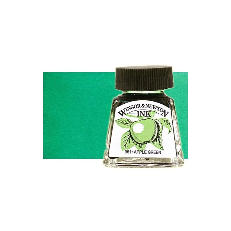 Drawing Ink Viridian, Winsor & Newton, 14 ml.