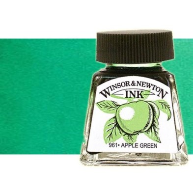 Drawing Ink Viridian, Winsor & Newton, 14 ml.