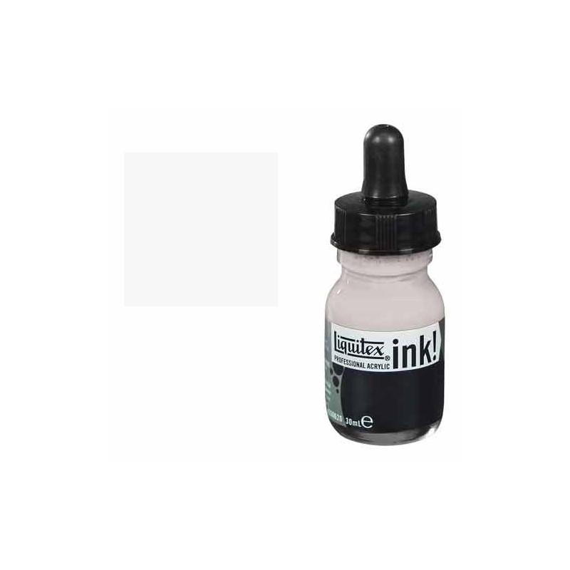 Fine art shop - Liquitex Acrylic Ink Titanium White, 30 ml. | totenart.com