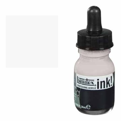 Fine art shop - Liquitex Acrylic Ink Titanium White, 30 ml. | totenart.com
