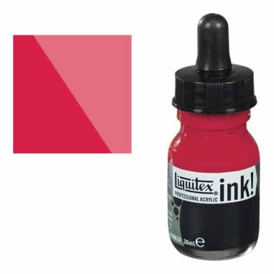 Fine art shop - Liquitex Acrylic Ink Pyrrole Red, 30 ml. | totenart.com
