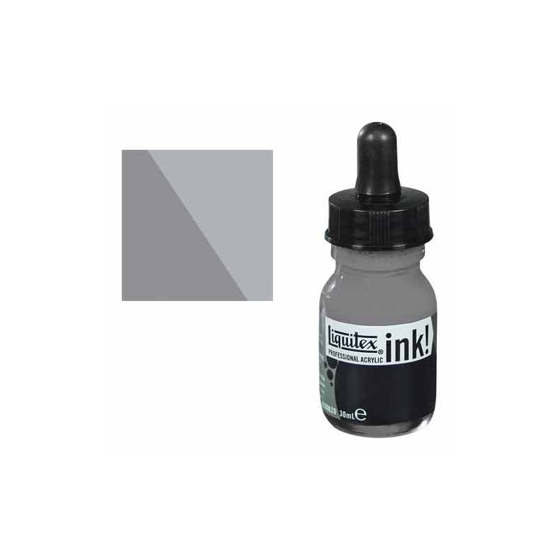 Fine art shop - Liquitex Acrylic Ink Neutral Gray 5, 30 ml. | totenart.com