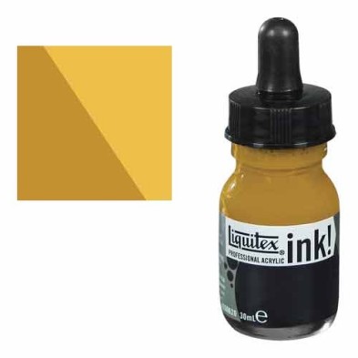 Fine art shop - Liquitex Acrylic Ink Iridiscent Gold, 30 ml. | totenart.com