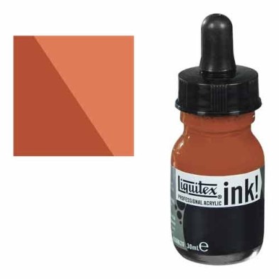 Fine art shop - Liquitex Acrylic Ink Red Mars (Red Oxid), 30 ml. | totenart.com