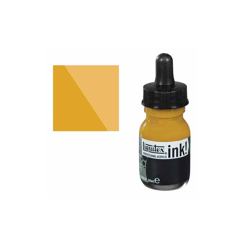 Fine art shop - Liquitex Acrylic Ink Yellow Mars, 30 ml. | totenart.com