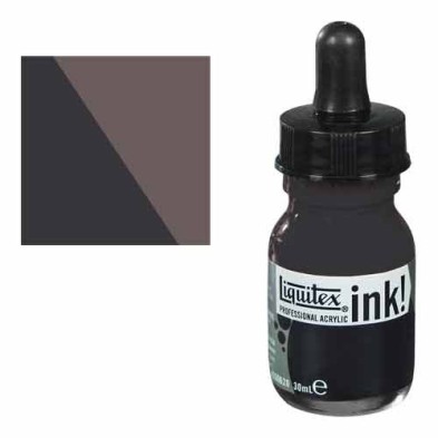 Fine art shop - Liquitex Acrylic Ink Carbon Black, 30 ml. | totenart.com