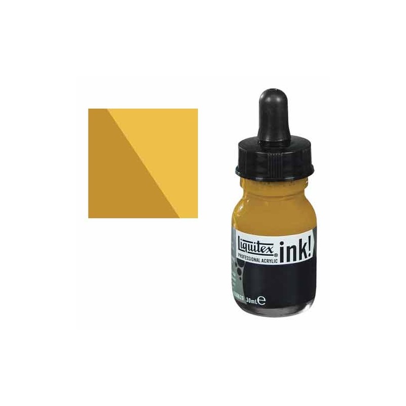 Fine art shop - Liquitex Acrylic Ink Azo Orange Yellow, 30 ml. | totenart.com