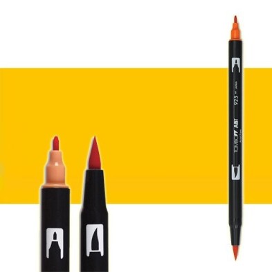 Tombow Marker Light Orange dual brush pen 