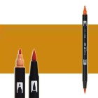 Tombow Marker Dark Ochre dual brush pen 