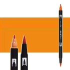 Tombow Marker Orange dual brush pen 