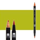 Tombow Marker Light Olive dual brush pen 