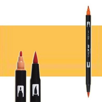 Tombow Marker Light Ochre dual brush pen 