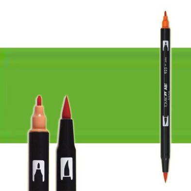 Tombow Marker Light Green dual brush pen 