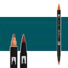 Tombow Marker Dark Green dual brush pen 