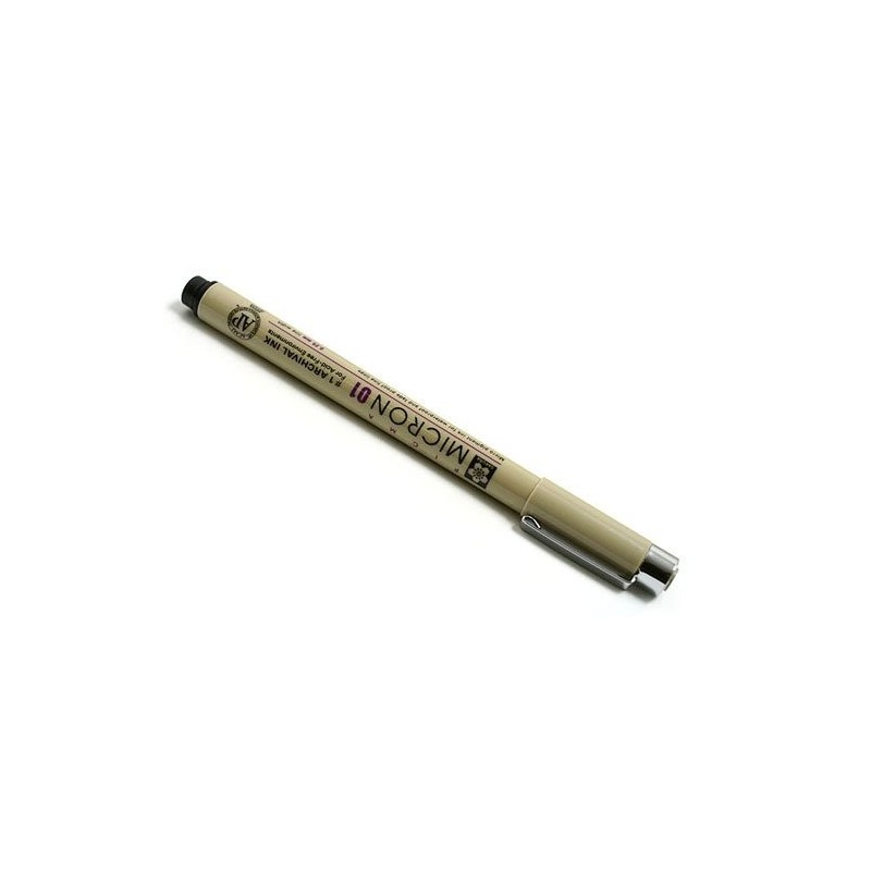 Fine art shop - Black marker Pigma Micron Sakura 01, 0.25 mm. | totenart.com