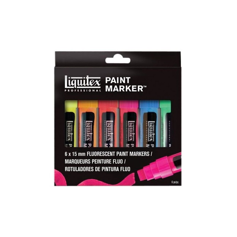 Fine art shop - Liquitex Paint Marker, set 6 uds 15 mm. | totenart.com\n