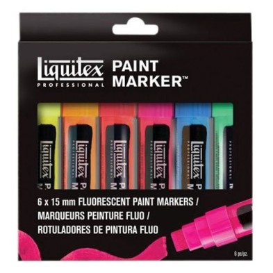 Fine art shop - Liquitex Paint Marker, set 6 uds 15 mm. | totenart.com\n