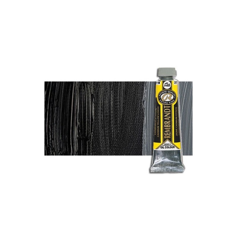 Fine art shop - Rembrandt Oil colour Ivory Black (40 ml.) 701 | totenart.com