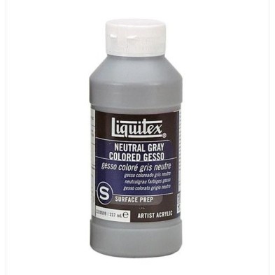 Fine art shop - Colored Gesso Black, Liquitex 237 ml. | totenart.com