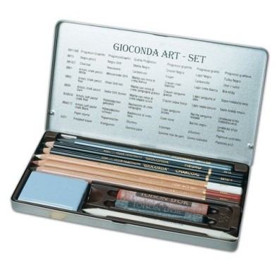  Fine art shop - Assorted drawing metal box Giocconda 10 p. | totenart.com