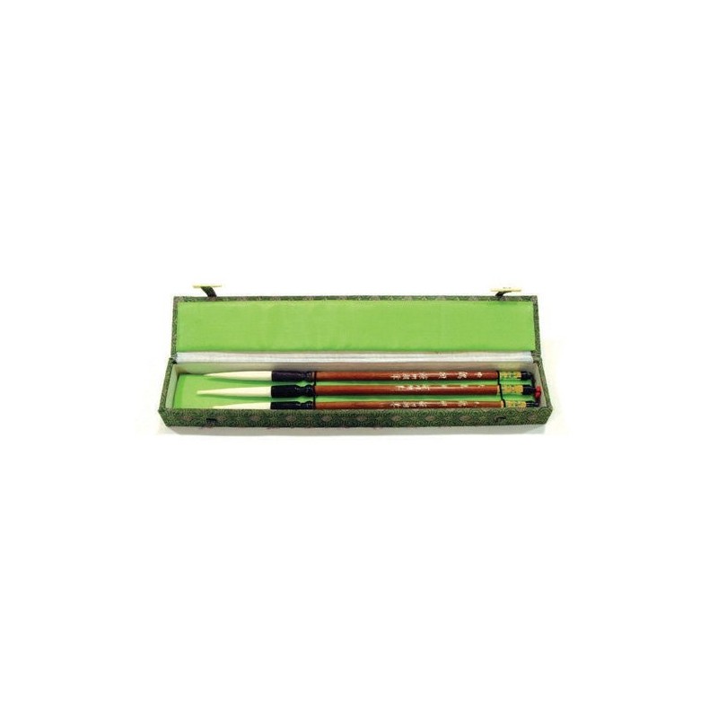 Fine art shop - Case 3 brushes, bamboo handle, goat hair | totenart.com