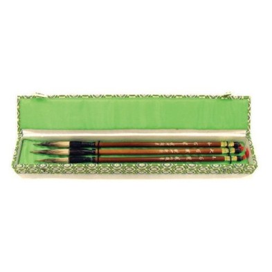 Fine art shop - Case 3 brushes, bamboo handle, badger hair. | totenart.com