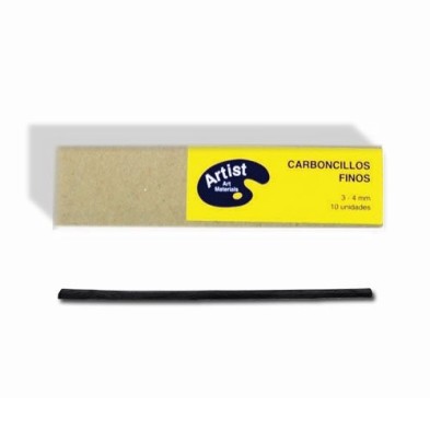 Charcoals thin, 3-4 mm, box 10 units.