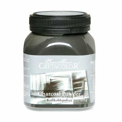 Charcoal powder Cretacolor, pot 175gr 