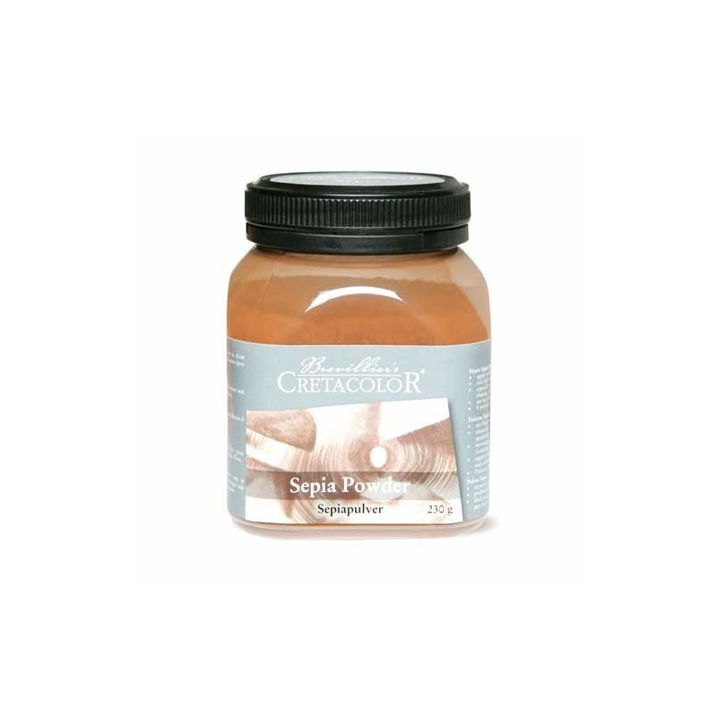 Sepia powder Cretacolor,  pot 230 gr.
