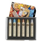  Fine art shop - Box Iridiscent Oil Pastel Sennelier 6 units. | totenart.com