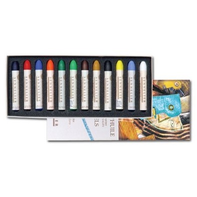  Fine art shop - Box Oil Pastel Sennelier 12 units, Universal Set | totenart.com