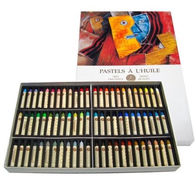  Fine art shop - Box Oil Pastel Sennelier 72 units, Universal Set | totenart.com