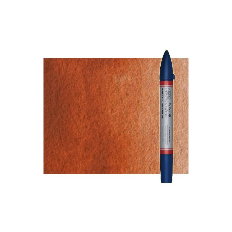 Fine art shop - Watercolor Marker roasted red Winsor & Newton doble brush point | totenart.com