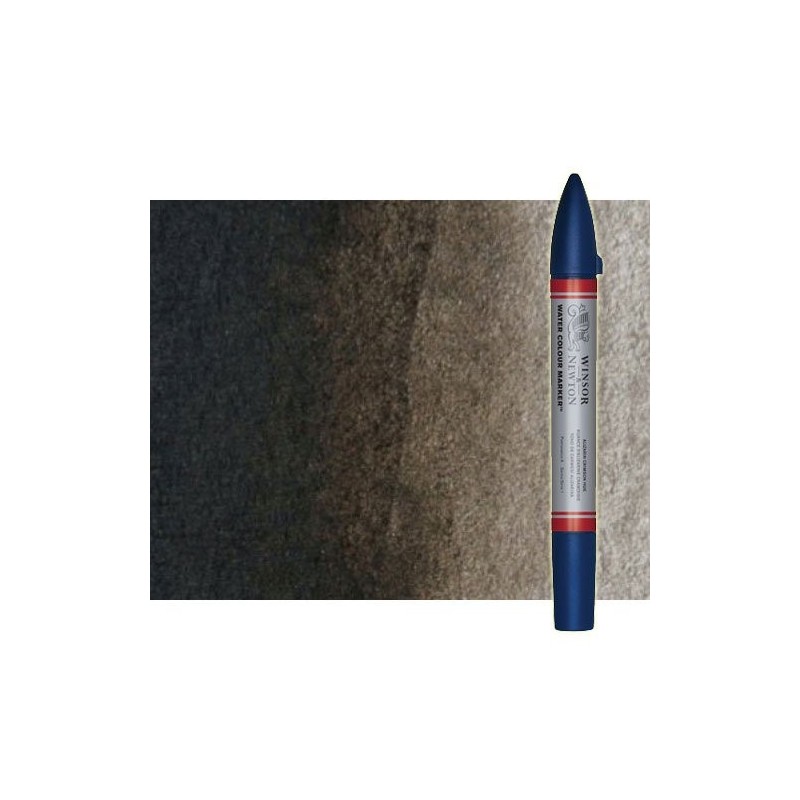 Fine art shop - Watercolor Marker sepia Winsor & Newton doble brush point | totenart.com