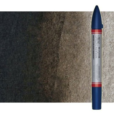 Fine art shop - Watercolor Marker sepia Winsor & Newton doble brush point | totenart.com
