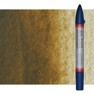 Fine art shop - Watercolor Marker raw sienna Winsor & Newton doble brush point | totenart.com