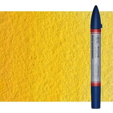 Fine art shop - Watercolor Marker cadmio yellow hue Winsor & Newton doble brush point | totenart.com