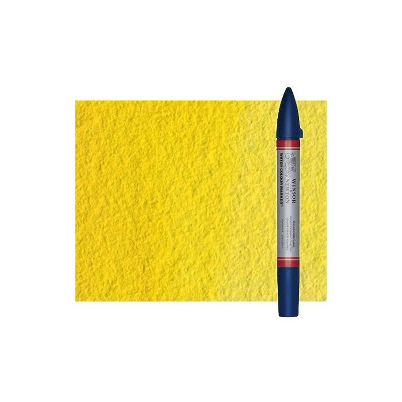 Fine art shop - Watercolor Marker cadmio light yellow hue Winsor & Newton doble brush point | totenart.com