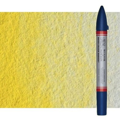 Fine art shop - Watercolor Marker lemon yellow hue Winsor & Newton doble brush point | totenart.com