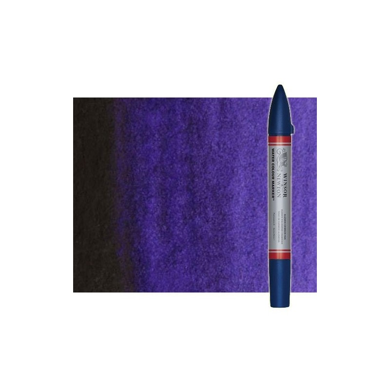 Fine art shop - Watercolor Marker dioxazine violet Winsor & Newton doble brush point | totenart.com